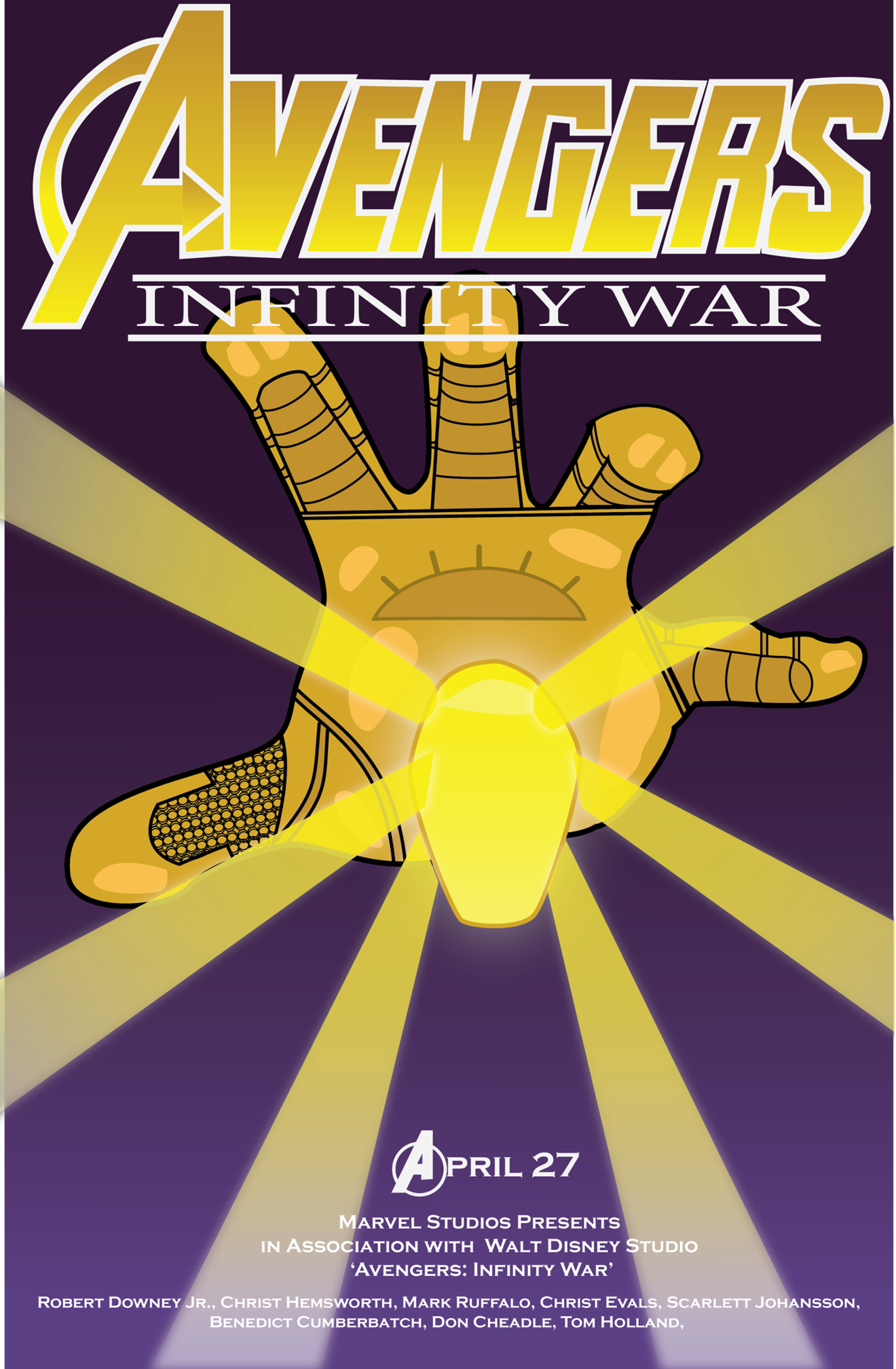 Vector Portrait Marvel Avengers Infinity War Kristen Bonneville